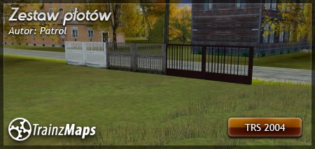 Zestaw trzech plotów