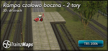 Rampa czołowo boczna - 2 tory